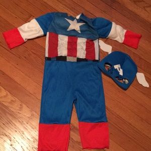 Toddler Captain America costume, size 2T